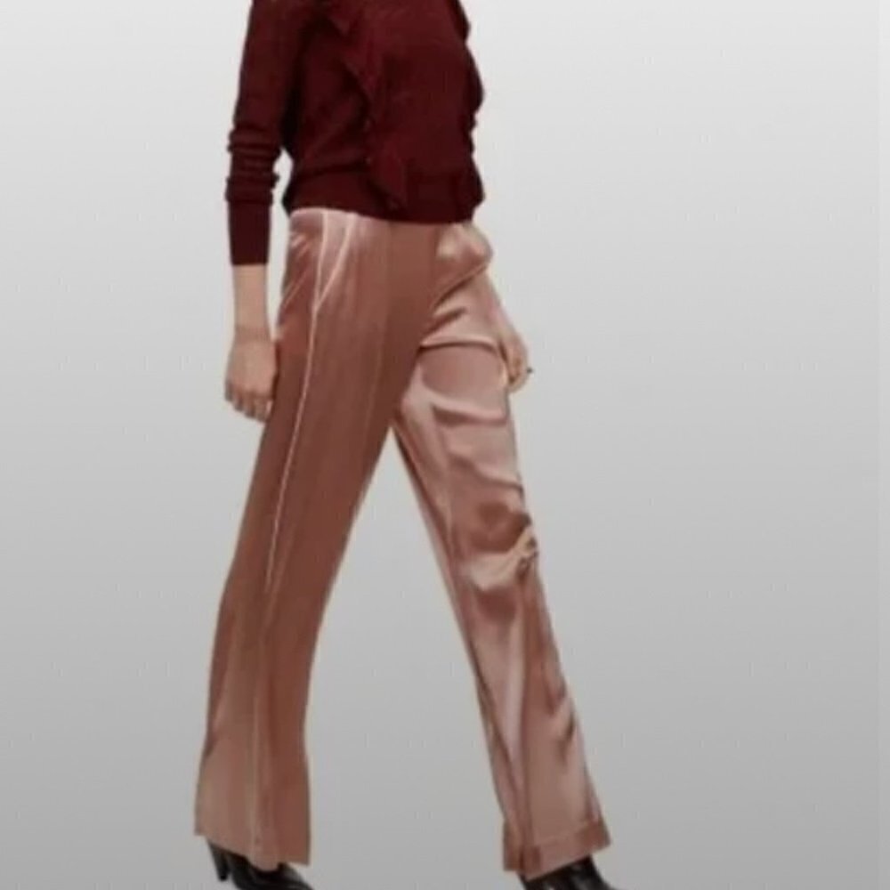 Aritzia Wilfred Clarisse Pant in blush pink  size 2